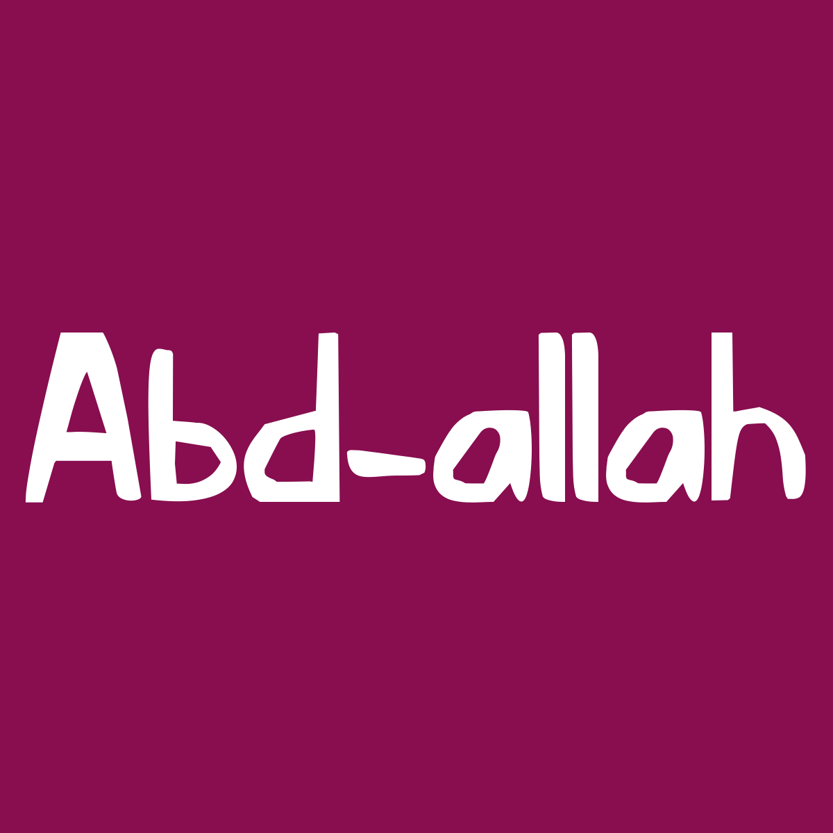 Abd-allah : Significado De Abd-allah